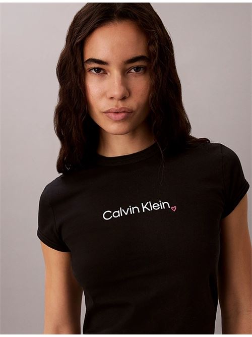 ss slim fit heart logo tee CALVIN KLEIN JEANS | LV047H835GUB1